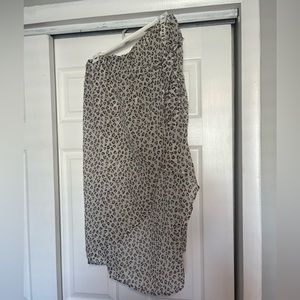High low cheetah sarong